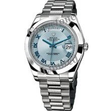 Men's Rolex Oyster Perpetual Day-Date II Watch - 218206_IceBlueConcRP