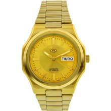 Men's Seiko 5 Automatic Gold-Tone Watch