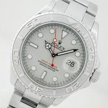 Mens Ss/platinum Rolex Yachtmaster Fullsize Wow