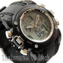 Mens Wristwatch Black Fashion Gift Plastic Digital Multifonction Sport Mens Wristwatch Black Fashion Gift Plastic Digital Multifonction Sport