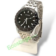 Metal Band Men's Wrist Quartz Watch Dial