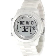 Michael Kors Digital White Ceramic Bracelet Ladies Watch Mk5359