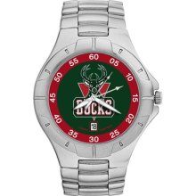 Milwaukee Bucks wrist watch : LogoArt Milwaukee Bucks Pro Watch II