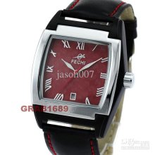 Mixed Promotion Men's Luxury Automatic Brown Dial Glass Back Watch M