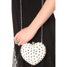 MKL Accessories The Love & Affection Crossbody Clutch in Cream