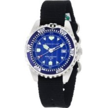 Momentum Mens 1M-DV00U8B M1 Blue Dial Black Re-Ply Nylon Dive