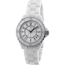Momentus Stainless Steel & Ceramic Black Ceramic Band - Dial wit ...