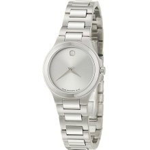Movado 0606166 Watch Corporate Exclusive Ladies - Silver Dial Stainless Steel Case Quartz Movement