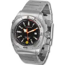 MTM Special Ops Mens Seal Titanium Watch - Silver Bracelet - Carbon Fiber Dial - MTM-SST