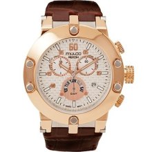 Mulco Mw1-29778-133 Chronograph Nefesh Classic Brown Leather Watch