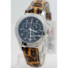 MW03Q00A0002 Michele CX Sport watch 36mm chronograph day date Cheetah leather