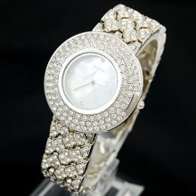 Natural Shell Dial Luxurious Stylish High Quality Quartz Woman Watch W4243