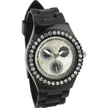 Navarreâ„¢ Crystal Studded Large Face Watch