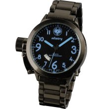 New Infantry Military Army Force Cool Blue Stainless Steels Quartz Wa