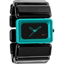 Nixon Vega Watch - Women's Black/Teal, One Size
