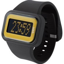 ODM Mens Rainbow Plastic Watch - Black Rubber Strap - Silver Dial ... ODM Mens Rainbow Plastic Watch - Black Rubber Strap - Silver Dial ...