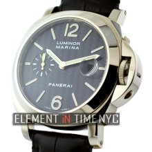 Officine Panerai Luminor Collection Luminor Marina 44mm 18k White Gold Carbon Dial