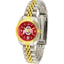 Ohio State Buckeyes OSU NCAA Womens Anochrome Gold Watch ...