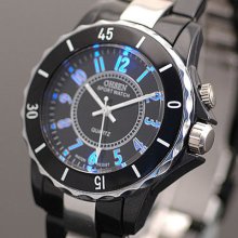 Ohsen Casual Sport 7 Colors Backlight Waterproof Unisex Couple Wrist Watch Gift