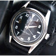 Old Tissot Swiss Made Vintage Watch Military Dial Uhren Orologio Reloj Montre