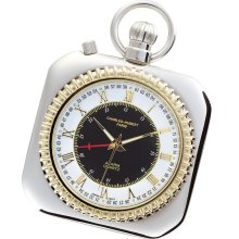 Open Face Case Pocket Watch w Alarm Function