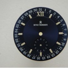 Original Revue Thommen Blue Watch Dial Men's