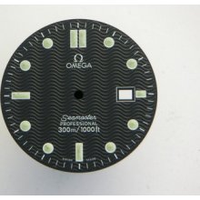 Original Vintage Omega Seamaster Date Professional 300m Blue Watch Dial Men's