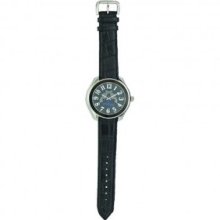 Pistols Watch with Crocodile Leather Band