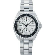 Police Navy Ii Chronograph Steel Bracelet Ladies Watch