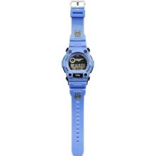 Premiership Football Digital Men's Quartz Stop Watch With Lcd Dial Digital Display And Blue Plastic Or Pu Strap Ga3760