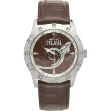 Prima Classe Women's PCD 950S/UU Round Stainless Steel Sunray Dia ...