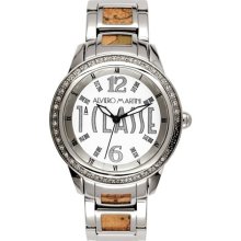 Prima Classe Women's PCD 935S/BM Round Stainless Steel White Dial ...