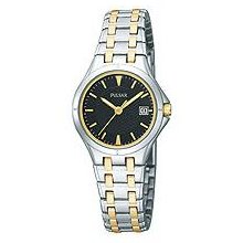 Pulsar Dress Collection Two-tone Black Dial Women's watch #PXT829