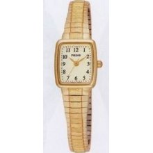 Pulsar Ladies` Goldtone Watch W/ Expansion Bracelet