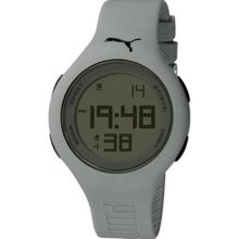 Puma Men's Active PU910801013 Grey Polyurethane Quartz Watch with Digital Dial