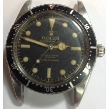 Rare Rolex Turnograph Submariner Ref. 6202 Circa 1953