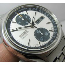 Rare Seiko Chronograph Automatic 6138-8020 Original Bracelet Gents.