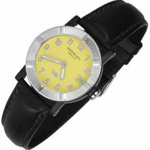 Raymond Weil Designer Women's Watches, Parsifal W1 - Women's Yellow Stainless Steel & Leather Date Watch
