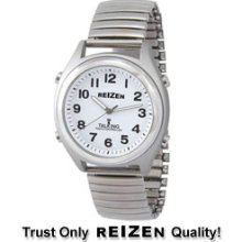 Reizen Talking Atomic Watch Wht Face Numbers Exp