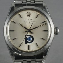Rolex Air-king Ref: 5500 With Pool Intairdril Logo Circa: 1979