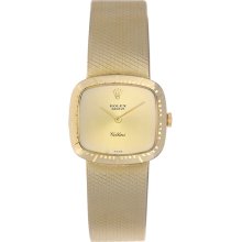 Rolex Cellini Vintage Ladies 18k Yellow Gold Watch 742 6