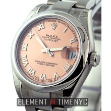 Rolex Datejust 31mm Oyster Pink Roman Dial
