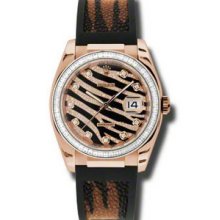 Rolex Datejust 36mm Royal Pink Diamond Ladies Watch 116185BBR