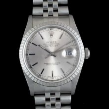 ROLEX OYSTER PERPETUAL MENS DATEJUST SS STEEL - 16220