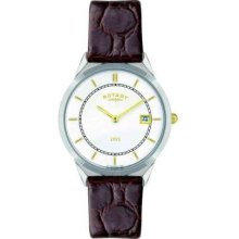 Rotary Gents Ultra Slim Collection GS08000/02 Watch