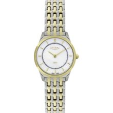 Rotary Women's Quartz Watch With White Dial Analogue Display And Multicolour Stainless Steel Bracelet Lb08001/02