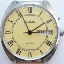 Russian Watch Slava Made 1991 Ussr