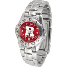 Rutgers University Ladies Stainless Steel Dress Watch