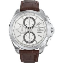 Saint Honore Men's 874065 1AIAN Coloseo Automatic Chronograph Bro ...