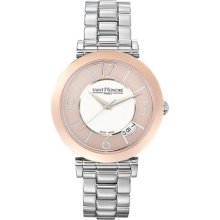Saint Honore Women's 766111 6ACBN Opera Bronze PVD Bezel Two-Tone ...